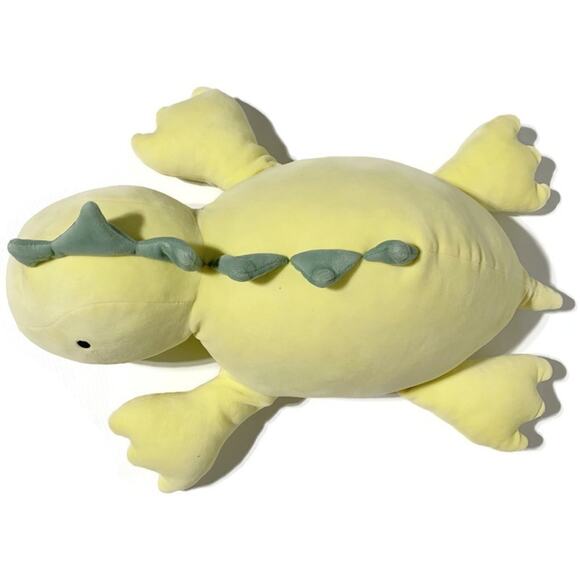 Pillowfort Dinosaur Weighted Plush Kids' Throw Pillow Yellow - Picture 2 of 7